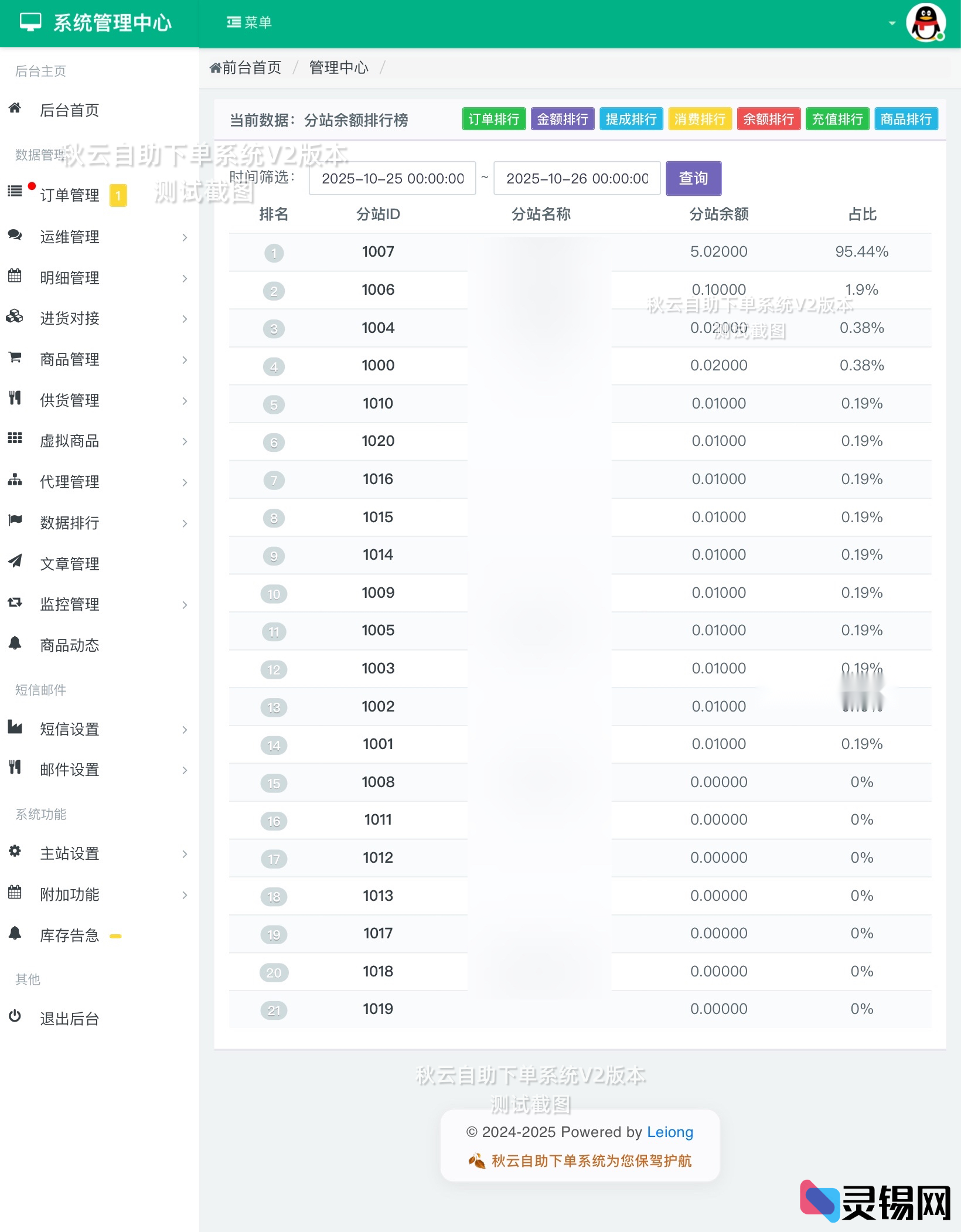 图片[3]-秋云自助下单系统V2：彩虹云商城美化升级-灵锡网
