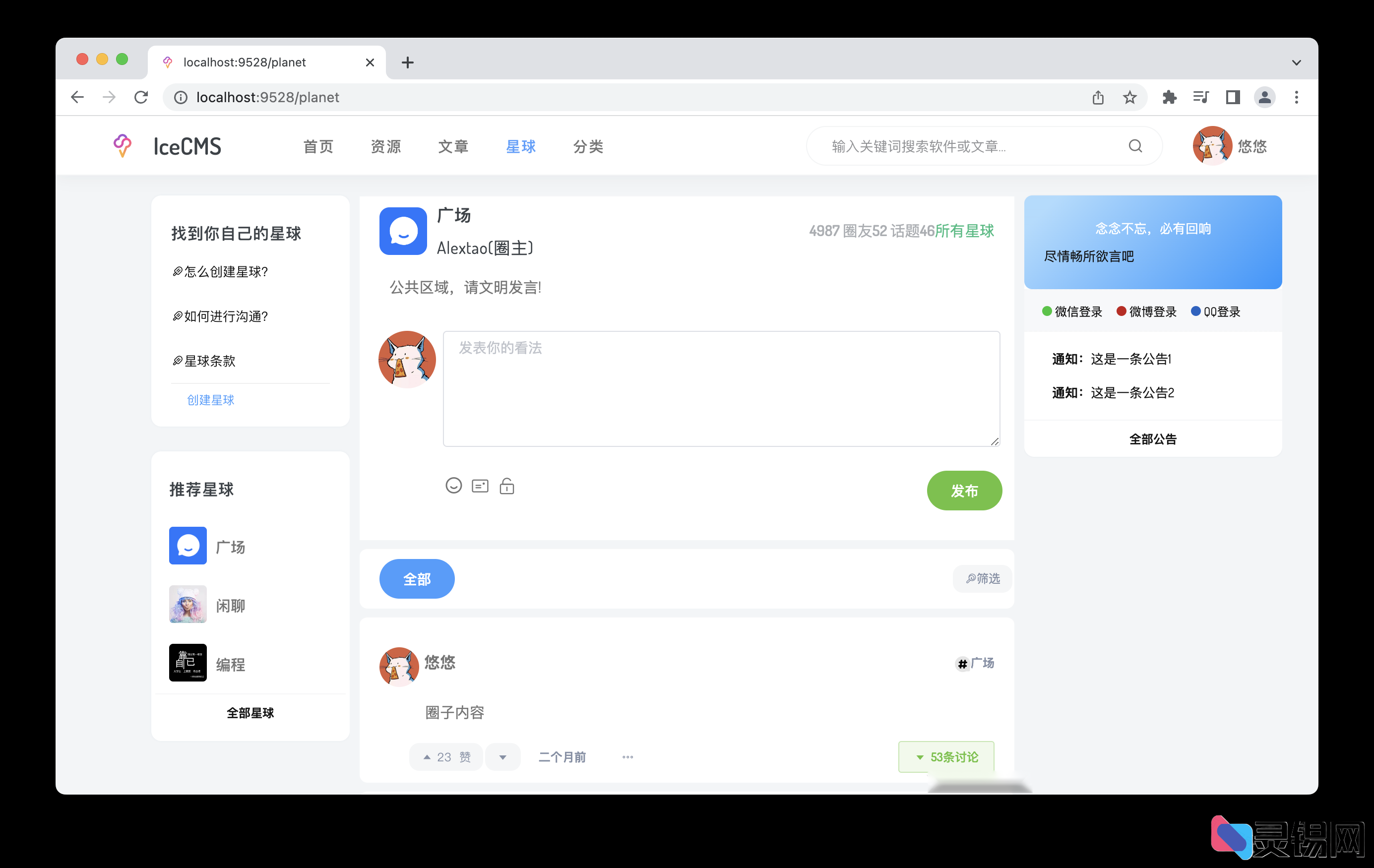 图片[4]-IceCMS开源系统：打造个性化内容管理平台-灵锡网