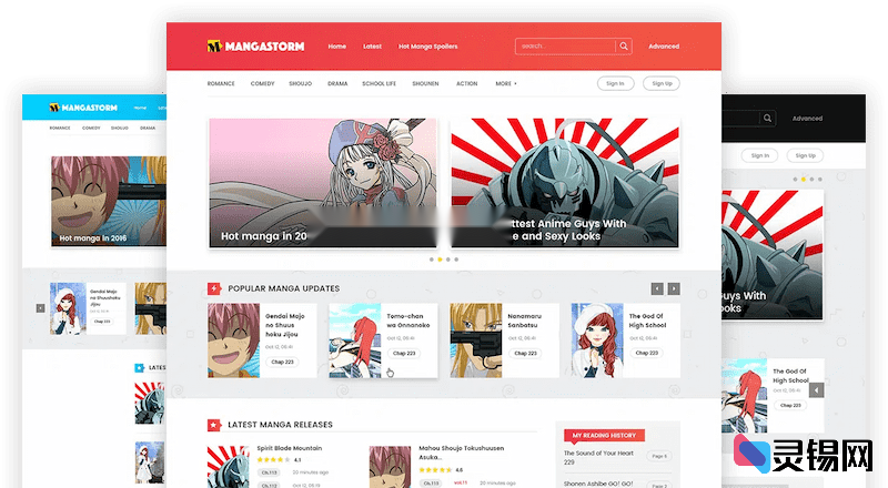 Madara主题2.2.2.1版源码 响应式WordPress漫画小说模板-灵锡网