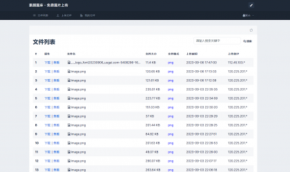 图片[1]-全新UI彩虹外链网盘系统源码前后端美化模板-灵锡网