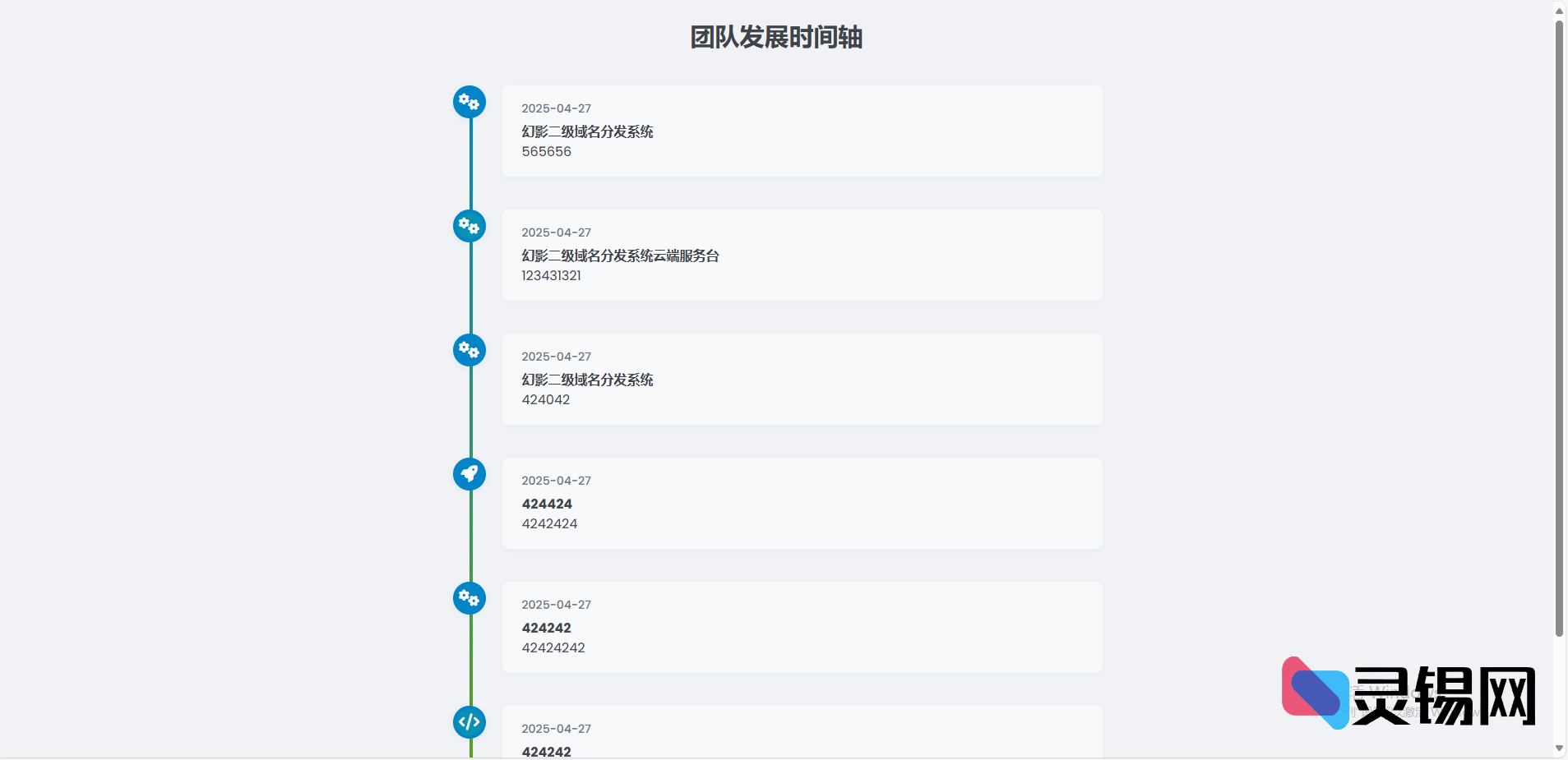 发展时间轴