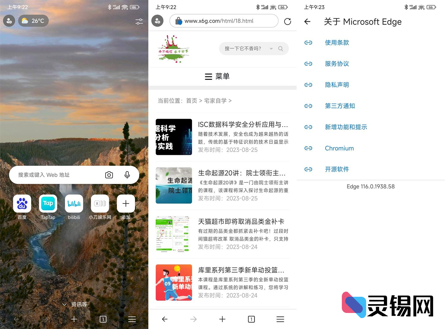 安卓微软Edge浏览器-灵锡网