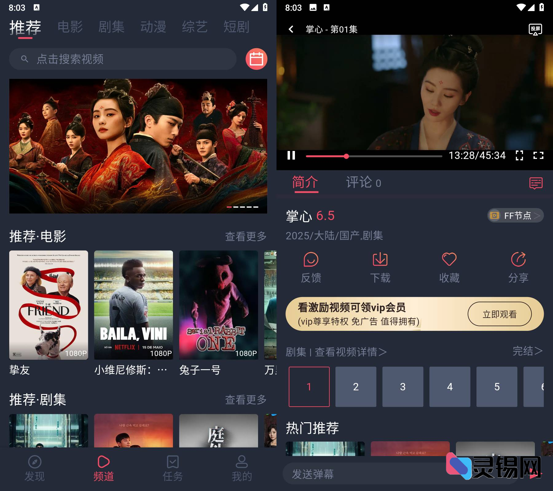 Android 一只猫影视   去广告纯净版-灵锡网