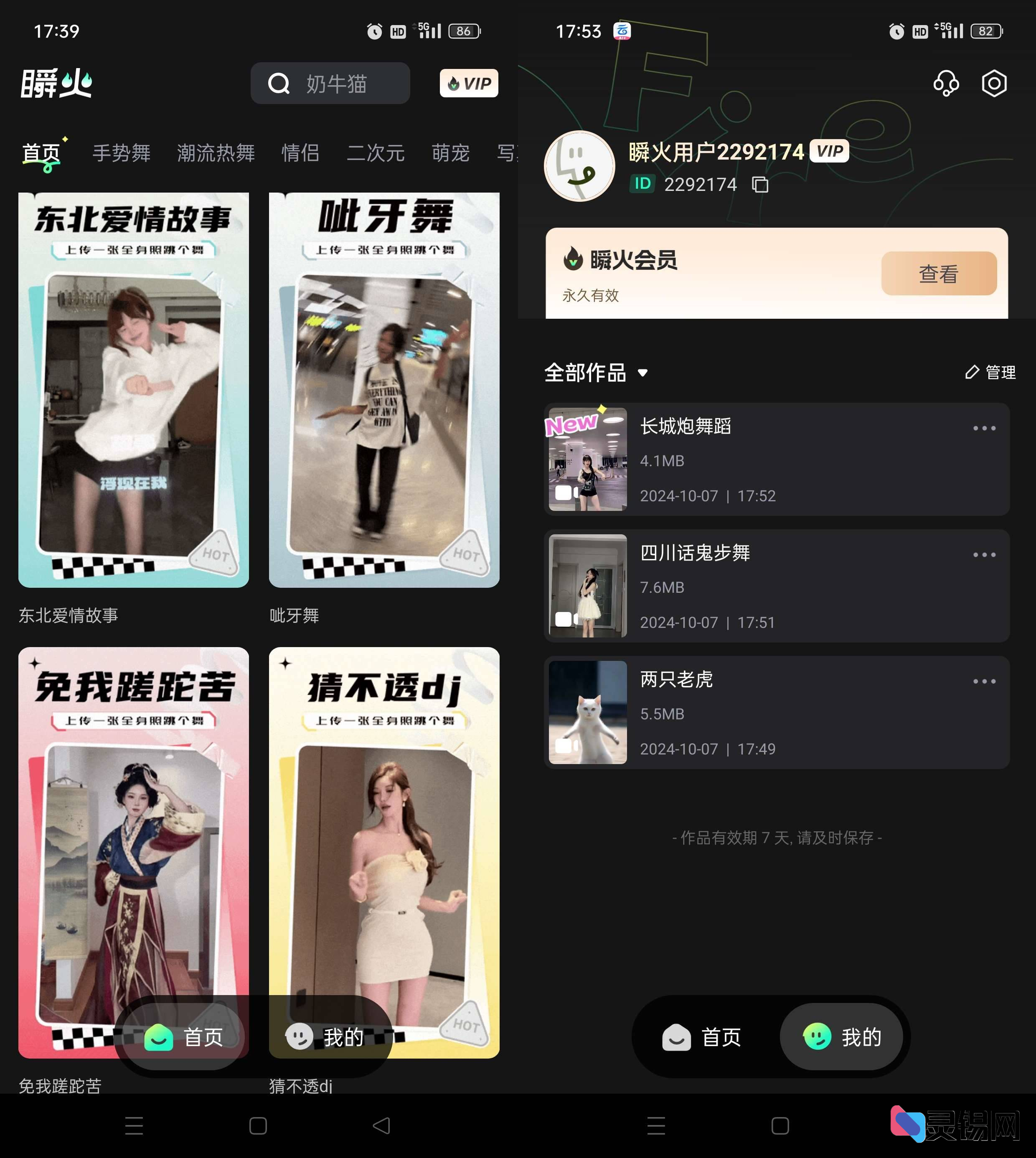 Android 瞬火  一键生成美女萌宠跳舞视频-灵锡网