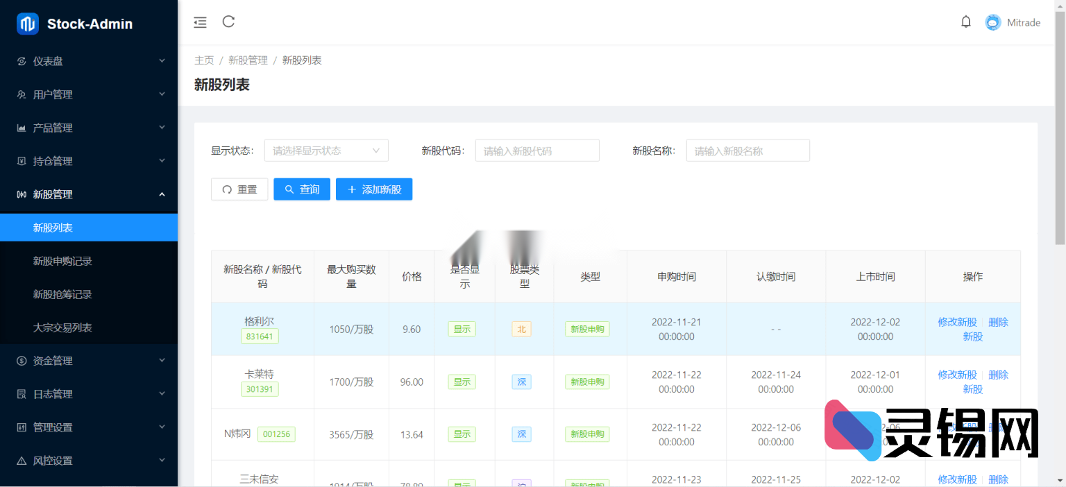 港股量化打新＋机构大宗通道源码包，配套全流程开发教学视频-灵锡网