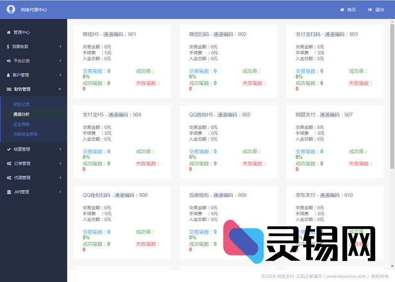 信恒第四方支付平台全套源代码包-灵锡网