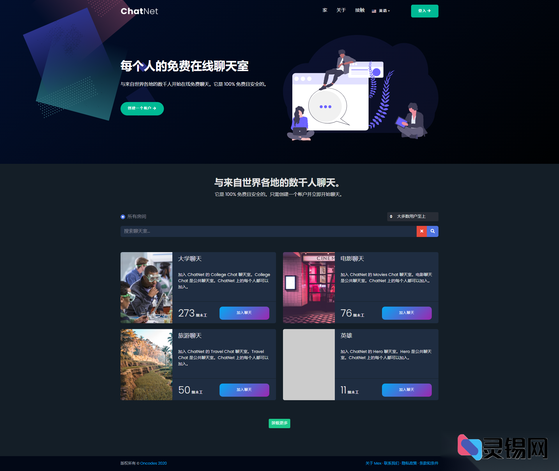 即时匿名聊天室解决方案：单服务器可并行托管多个加密私聊房-灵锡网