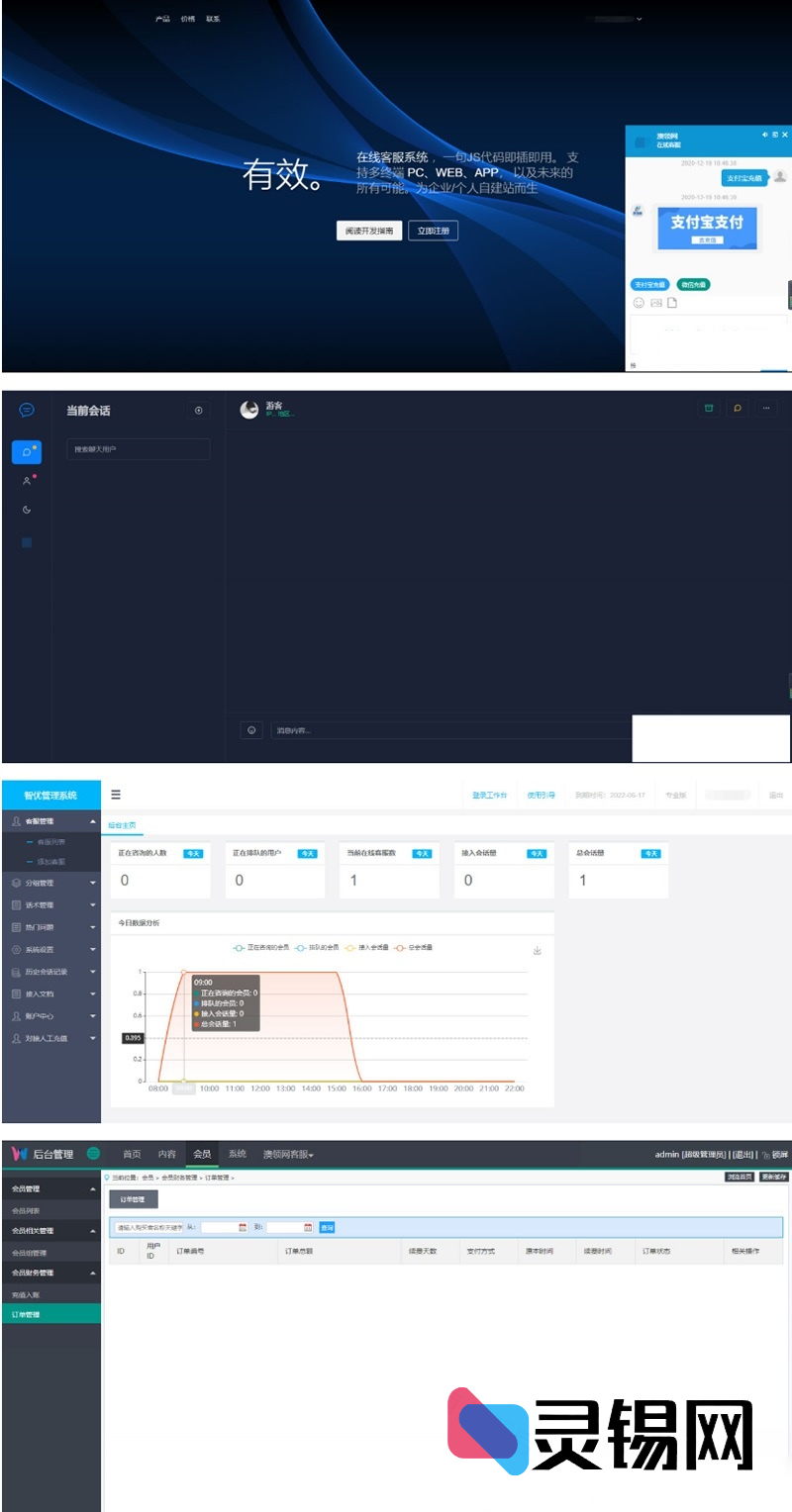 一键部署PHP微客服，响应式界面自动兼容移动端-灵锡网